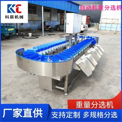 火龙果猕猴桃重量分选机 鸡爪自动称重分选机 百香果克重分选机图3
