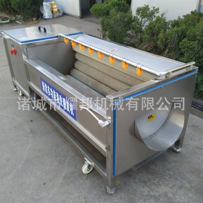 全自动毛刷土豆清洗机 毛辊红薯土豆清洗去皮机 工业大型 洗姜机图3
