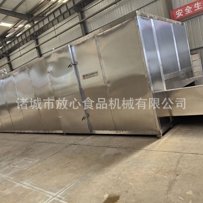 玉米喷蒸流水线 速冻蔬菜设备 隧道喷蒸线图3