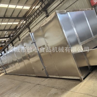 玉米喷蒸流水线 速冻蔬菜设备 隧道喷蒸线图4