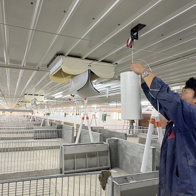 全自动喂料线养猪料塔料线绞龙塞盘镀锌料塔料线养殖场饲料储料塔图3