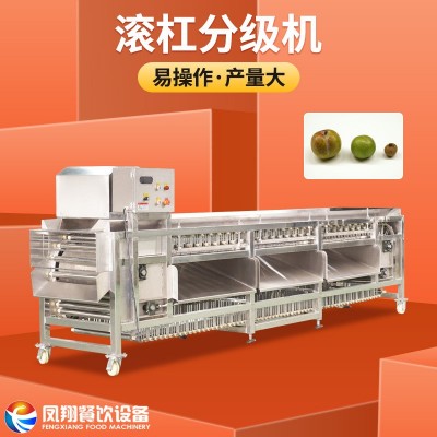 工厂直销 全自动果蔬分选机 商用滚杠式红薯分级机土豆水果选果机