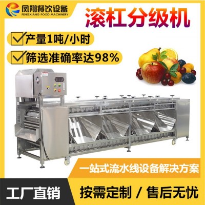 工厂直销 全自动果蔬分选机 商用滚杠式红薯分级机土豆水果选果机图2