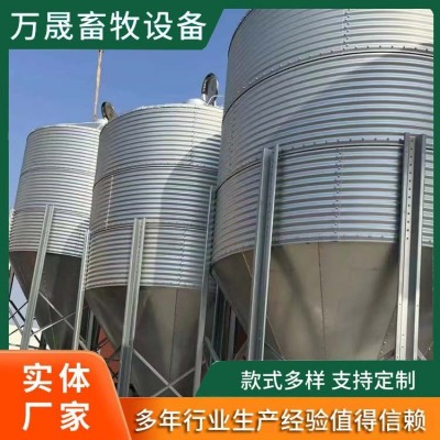 猪场自动化料线 母猪舍定量杯赛盘上料线 热镀锌料塔 1套图2