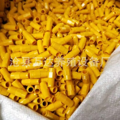 厂家直供鸡用乳头式饮水器钢柱双密封锥阀饮水器家禽自动饮水器 100个图4