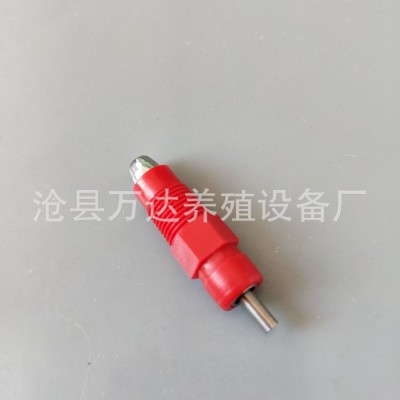 厂家直供鸡用乳头式饮水器 鸡用自动饮水器家禽 钢柱饮水器 100个图4