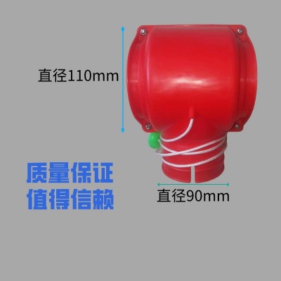 110大三通是由纯原包料pp材质注塑而成，具有成本低，坚固耐用，图5