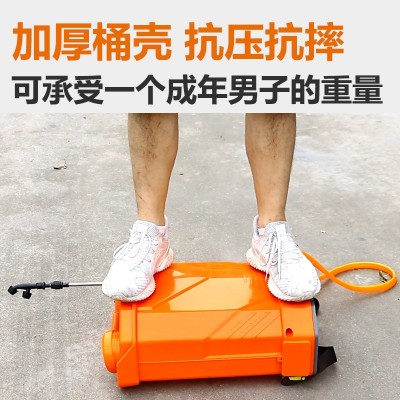 电动喷雾器农用消毒背负式充电新型打药机农药喷洒高压锂电池喷壶图3