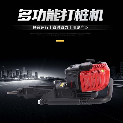 多功能打桩机便携式植桩机防汛应急河道加固手持打桩机河道加固打图2