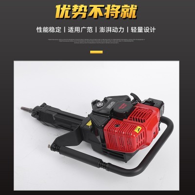 多功能打桩机便携式植桩机防汛应急河道加固手持打桩机河道加固打图3