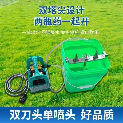 全自动无人机农用打药充电式洗瓶器开瓶器5孔喷头高压冲洗新款图3