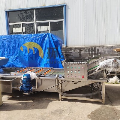 预制菜净菜加工设备 葡萄果蔬全自动清洗流水线 半成品加工设备图3