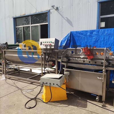 预制菜净菜加工设备 葡萄果蔬全自动清洗流水线 半成品加工设备