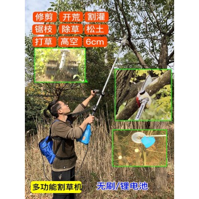斯特克充电式无刷电动割草机小型家用农用除草机高枝锯绿篱松土图4