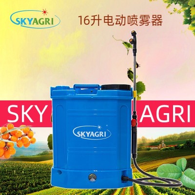 司凯16L电动手动锂电路旁树篱背负式喷雾器加厚农业高压厂家直供图3