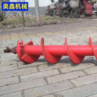 多规格地钻 双叶单叶地钻种植机挖坑机施肥机打洞机钻头图5