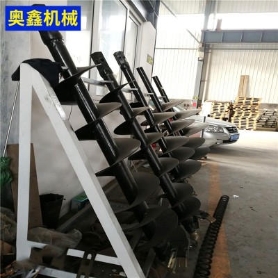 厂家销售地钻 小型电动大功率挖坑机配件螺旋打桩机植树机地钻图4