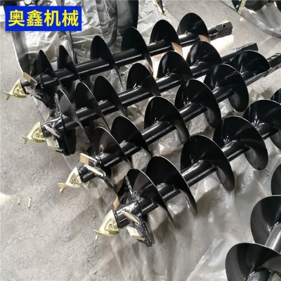 厂家销售地钻 小型电动大功率挖坑机配件螺旋打桩机植树机地钻图3