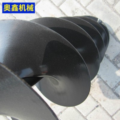 厂家销售地钻 小型电动大功率挖坑机配件 螺旋打桩机植树机地钻图4