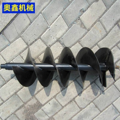厂家销售地钻 小型电动大功率挖坑机配件 螺旋打桩机植树机地钻图2