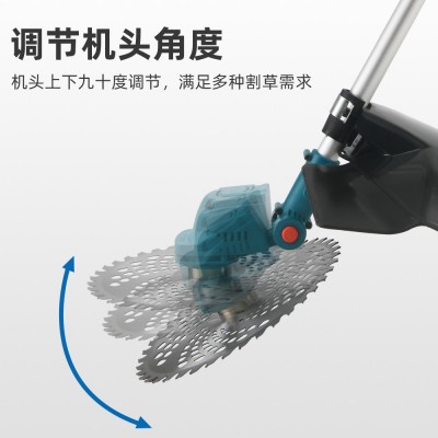 MuLinSen 10寸电动割草机21v锂电池大功率割灌木无刷除 草机批发图4