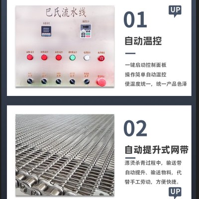 全自动巴氏杀菌机 酱腌菜杀菌流水线 大型商用低温水浴巴氏杀菌机图4