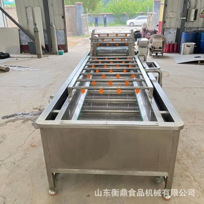 葡萄千禧果气泡清洗机 柿子李子樱桃全自动清洗设备 果蔬 清洗机图2