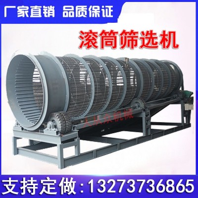 筛砂机 滚筒筛 小型水泥 铸造砂振动筛 硅藻泥筛分煤场震动分离机图5