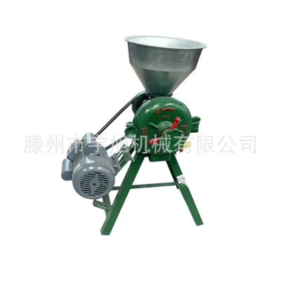 立式小型电动粮食打糊机辣椒磨粉机 摊煎饼砂轮磨糊机设备图4