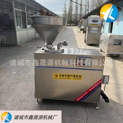 全自动液压灌肠机鳕鱼肠生产线 火山石烤肠成套机器 厂家现货销售图4