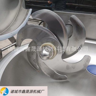 商用高速全自动变频斩拌机 豆腐鱼丸馅料乳化真空斩拌设备图3