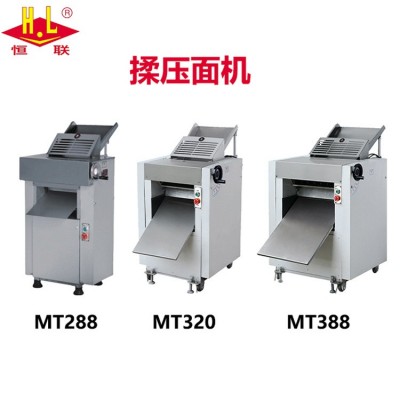 恒联MT30带梳压面机 商用不锈钢面条机 电动压面条机切面条轧面机图2