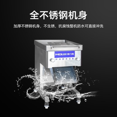 摩力斯大型鲜肉切条机商用多功能鸡鸭切块机全自动冻肉电动切片机图4