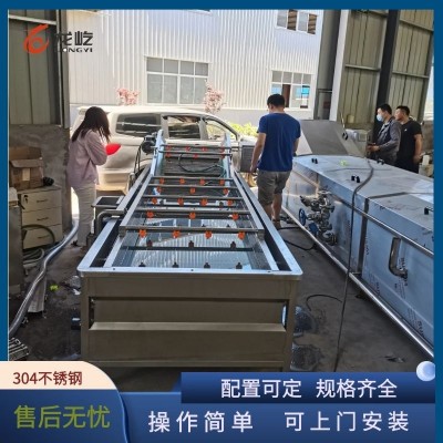 厂家直销全自动不锈钢清洗设备 西红柿辣椒去农残气泡清洗机图3