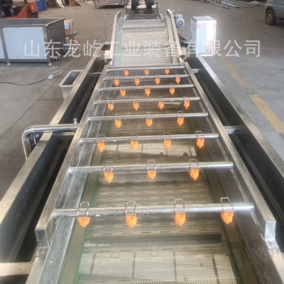 包装袋清洗风干设备卤蛋清洗风干线大型商用气泡清洗机流水线定制图3