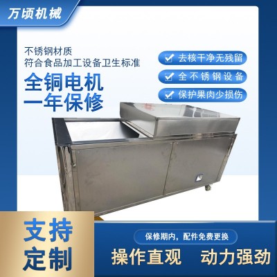 椰枣加工机器全自动不锈钢 海枣果肉分离切片机 商用加工机图3