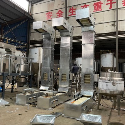 不锈钢Z型C型T型斗式提升机粉末生物质颗粒垂直提升诱导式提升机图4