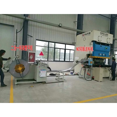 佑亿供应金属卷料自动落料线设备 级进模NC自动送料机 冲床送料器图4