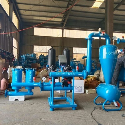 全自动离心过滤器 农业园林节水灌溉泥沙河水叠片式过滤设备图4