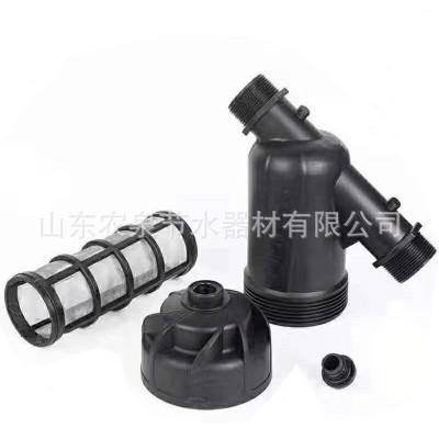 Y型网式过滤器销售节水灌溉地插微喷滴灌喷灌过滤塑料过滤器图5