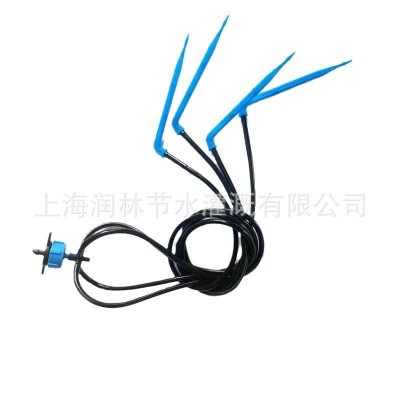 一进四出滴箭套装二出直弯箭滴灌微喷微滴灌溉高架桥滴剑盆栽套装图2
