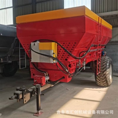 牛羊粪便抛洒车 多功能粪便肥料撒肥机 牵引式撒粪车价格图4