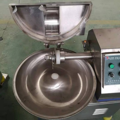 厂家直供 新型蔬菜肉馅鱼丸牛丸变频高速肉糜打浆乳化打碎斩拌机图2