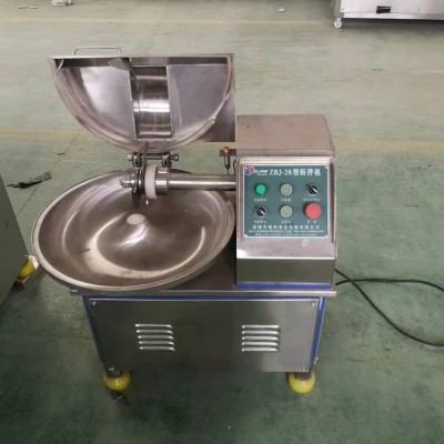 厂家直供 新型蔬菜肉馅鱼丸牛丸变频高速肉糜打浆乳化打碎斩拌机图3