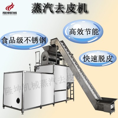 隆坤多功能蒸汽去皮机 葡萄全自动纯物理爆皮机 不锈钢材质 罐头图3