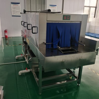 大型商用洗筐机 塑料周转筐清洗机 全自动去油污托盘框子清洗设备图2