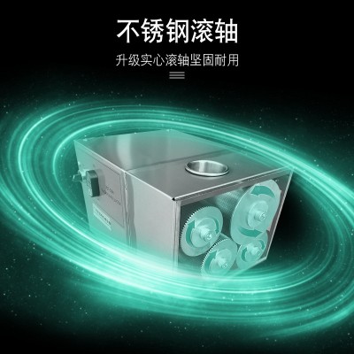 大型四棍商用电动甘蔗榨汁机 不锈钢甘蔗压榨机设备图4