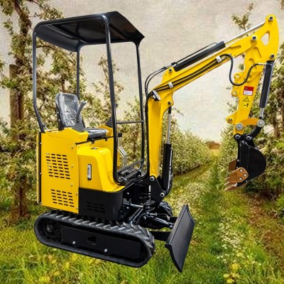 全新液压农用小钩机 履带微型工程破碎小挖机 15型园林改造挖掘机图3