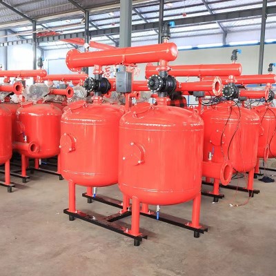 高效钢制手动砂石过滤器 反冲冲洗叠片过滤系统 水肥一体化首部系统图2