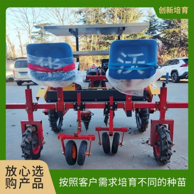 悬挂两行移栽机出售 蔬菜栽植机 简单易学 可按需调节图2